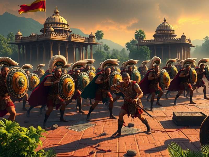 Tough Satavahana Soldiers multiplayer battle